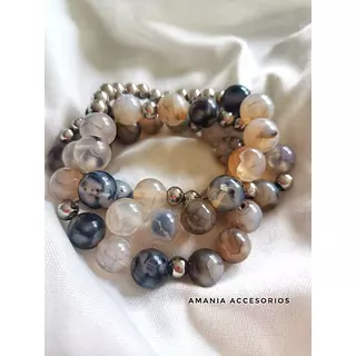 Set De Pulseras Piedra Natural