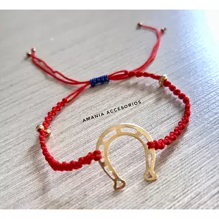 Pulsera Roja Dije Herradura