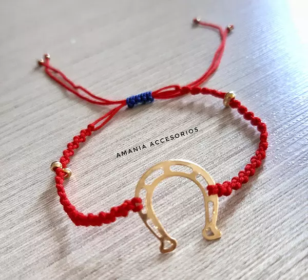 Pulsera Roja Dije Herradura