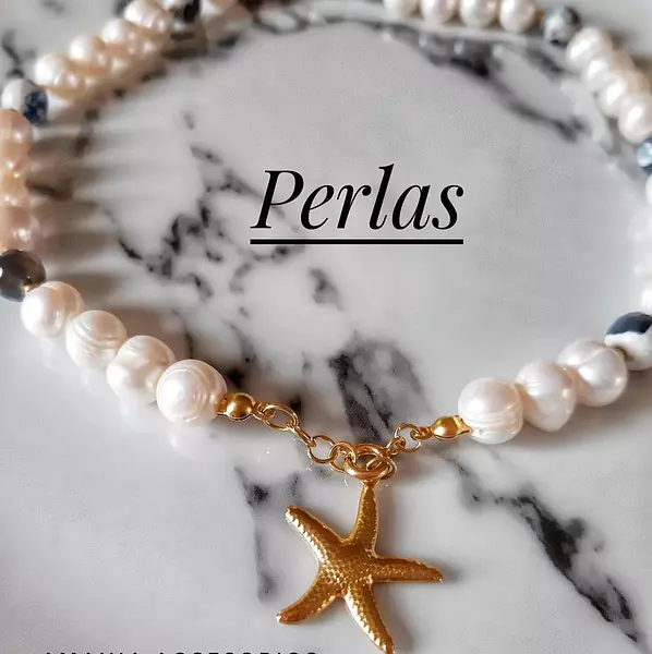 Perlas Con Estrella De Mar