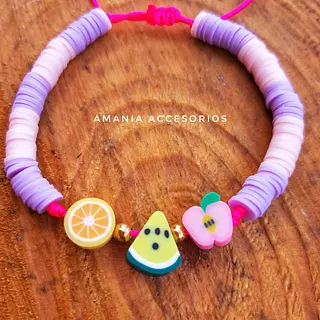 Pulsera de Frutas de Colores