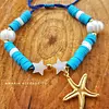 Pulsera Azul con Perlas