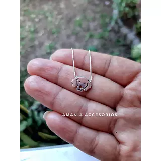 Cadena Con Dije De Perro Labrador