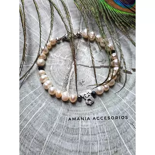 Pulsera Con Dije De Perro En Plata 925