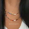Duocollar de Colores con Perlas